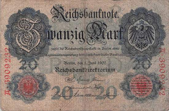 20 Mark 1907 ro.28 R/A